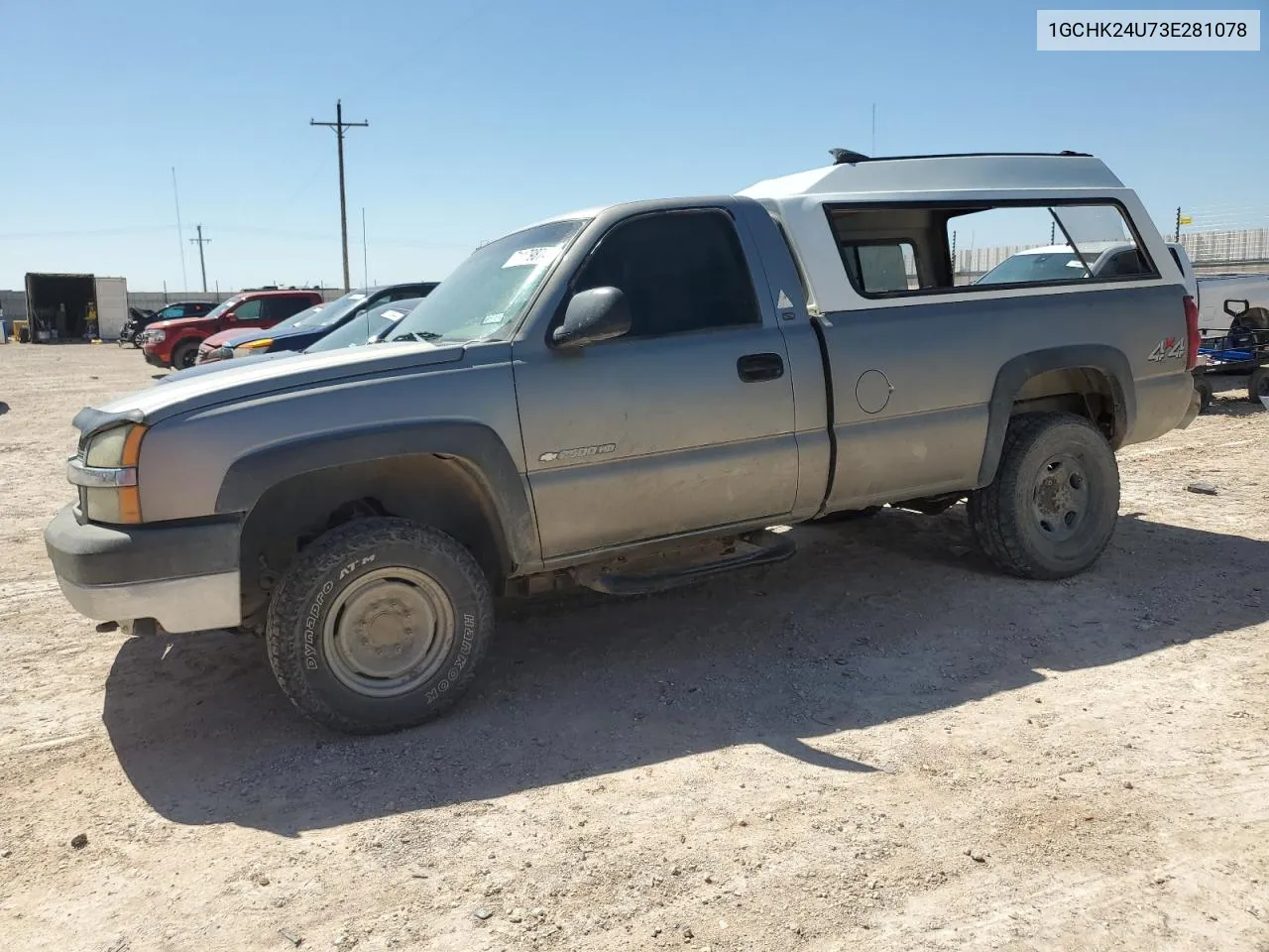 2003 Chevrolet Silverado K2500 Heavy Duty VIN: 1GCHK24U73E281078 Lot: 71179874