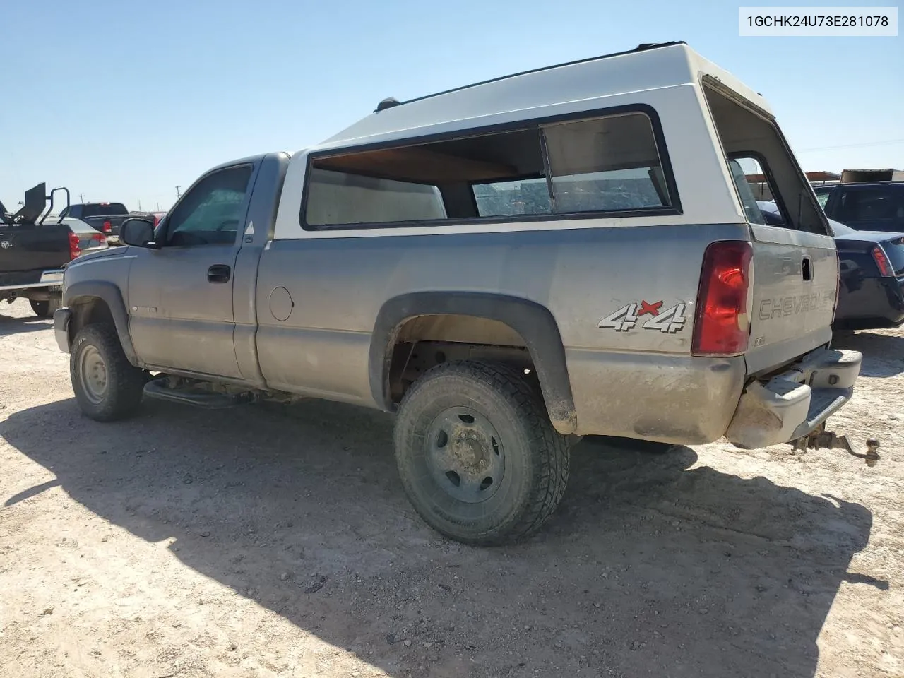 2003 Chevrolet Silverado K2500 Heavy Duty VIN: 1GCHK24U73E281078 Lot: 71179874