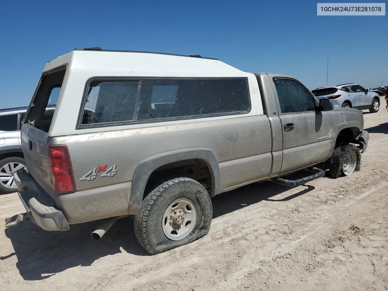 2003 Chevrolet Silverado K2500 Heavy Duty VIN: 1GCHK24U73E281078 Lot: 71179874