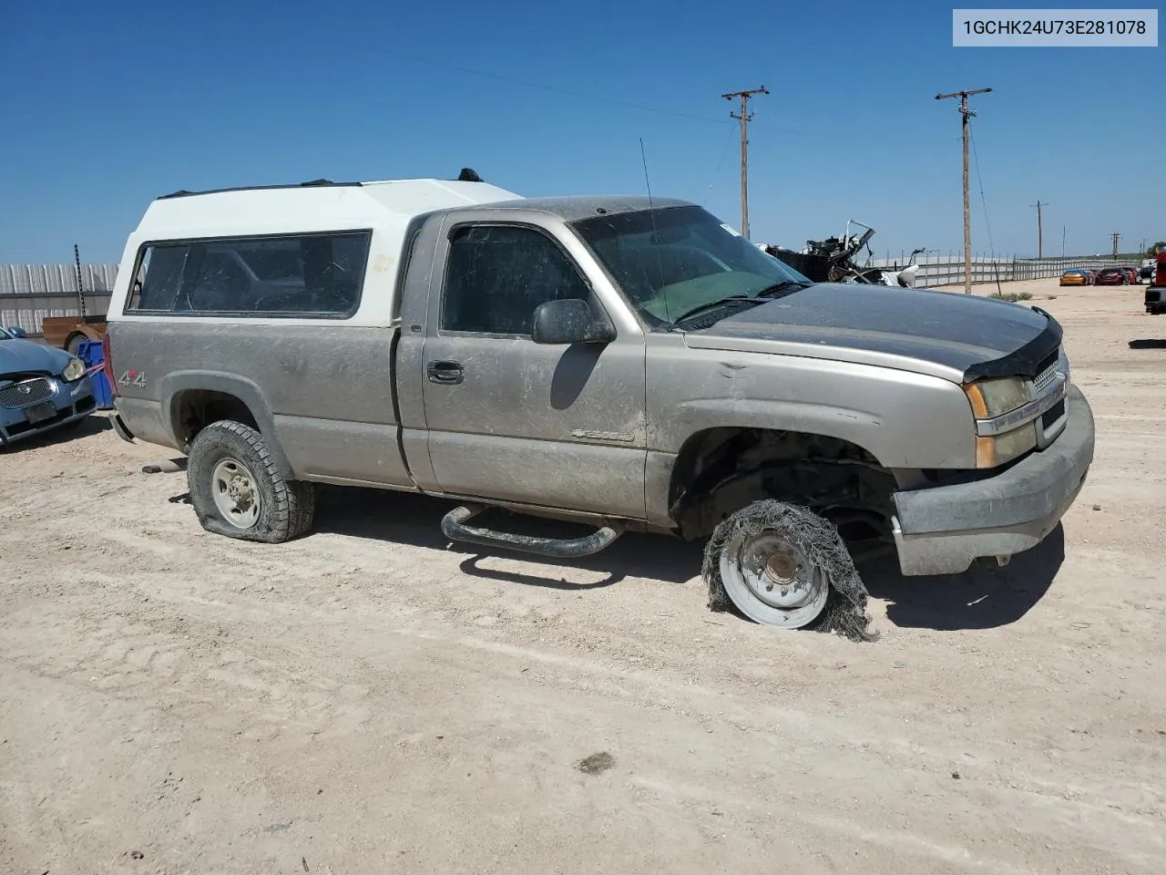 2003 Chevrolet Silverado K2500 Heavy Duty VIN: 1GCHK24U73E281078 Lot: 71179874