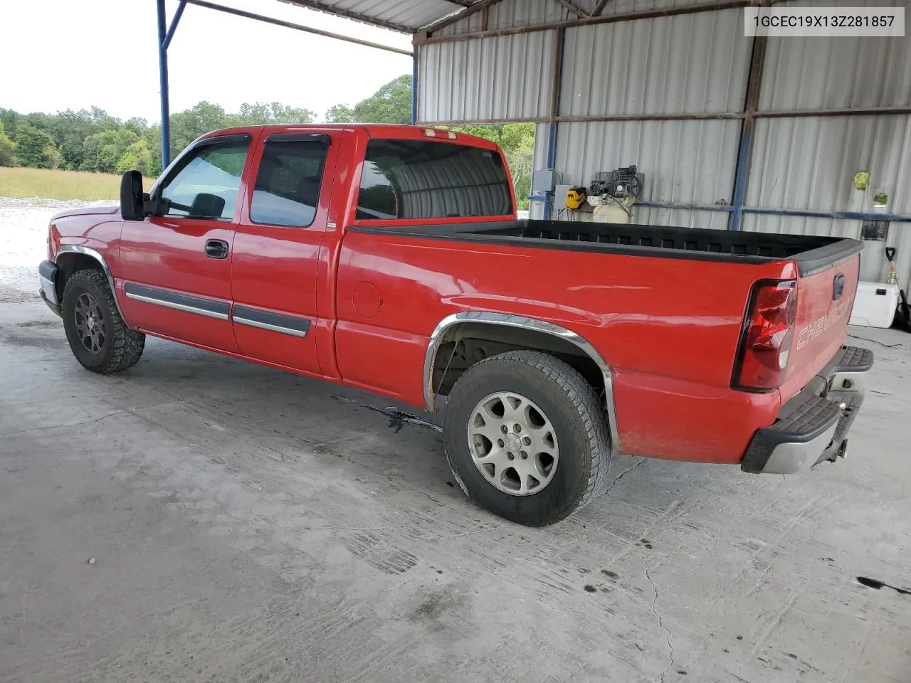 2003 Chevrolet Silverado C1500 VIN: 1GCEC19X13Z281857 Lot: 71184664