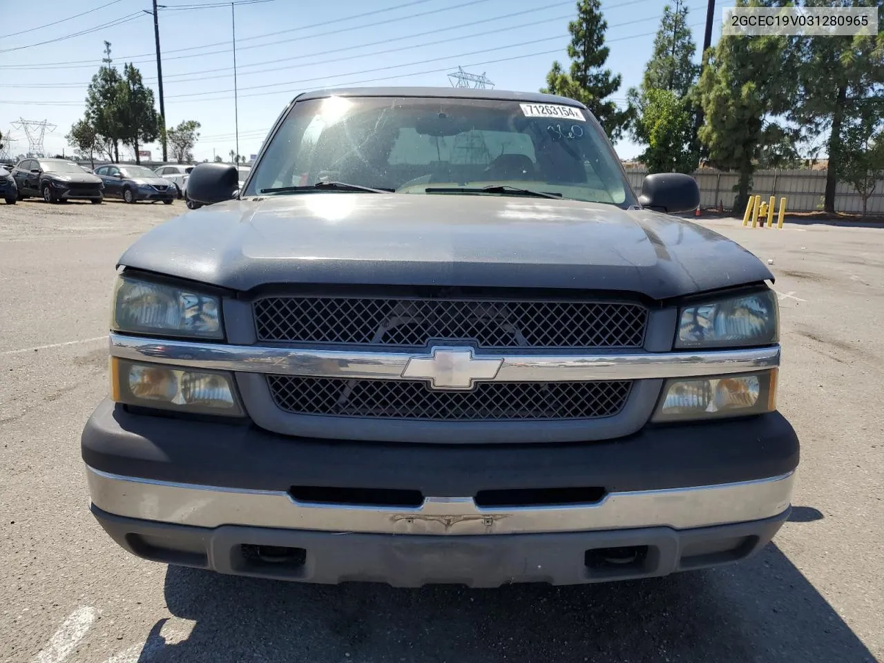 2003 Chevrolet Silverado C1500 VIN: 2GCEC19V031280965 Lot: 71263154