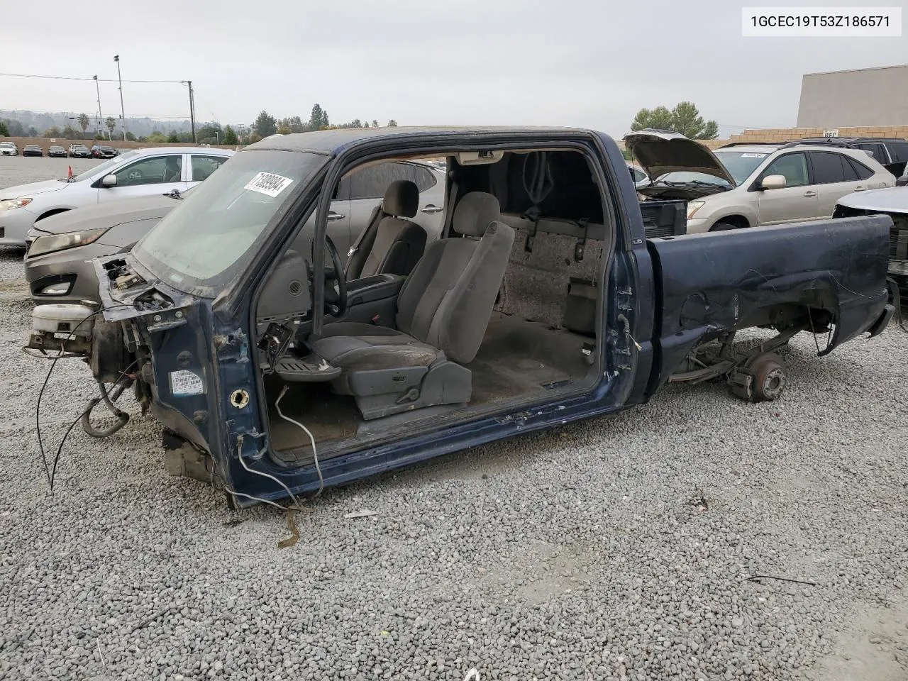 2003 Chevrolet Silverado C1500 VIN: 1GCEC19T53Z186571 Lot: 71309984