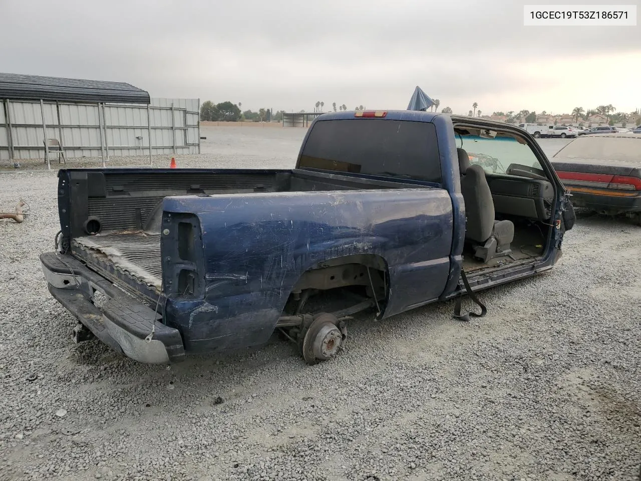 2003 Chevrolet Silverado C1500 VIN: 1GCEC19T53Z186571 Lot: 71309984