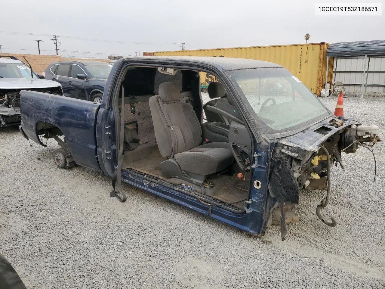 2003 Chevrolet Silverado C1500 VIN: 1GCEC19T53Z186571 Lot: 71309984