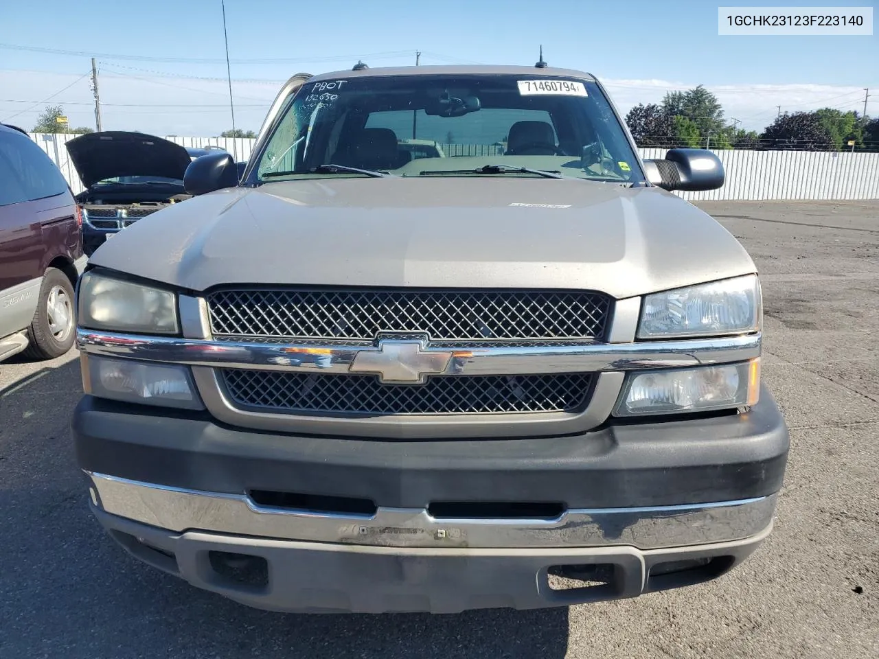 2003 Chevrolet Silverado K2500 Heavy Duty VIN: 1GCHK23123F223140 Lot: 71460794