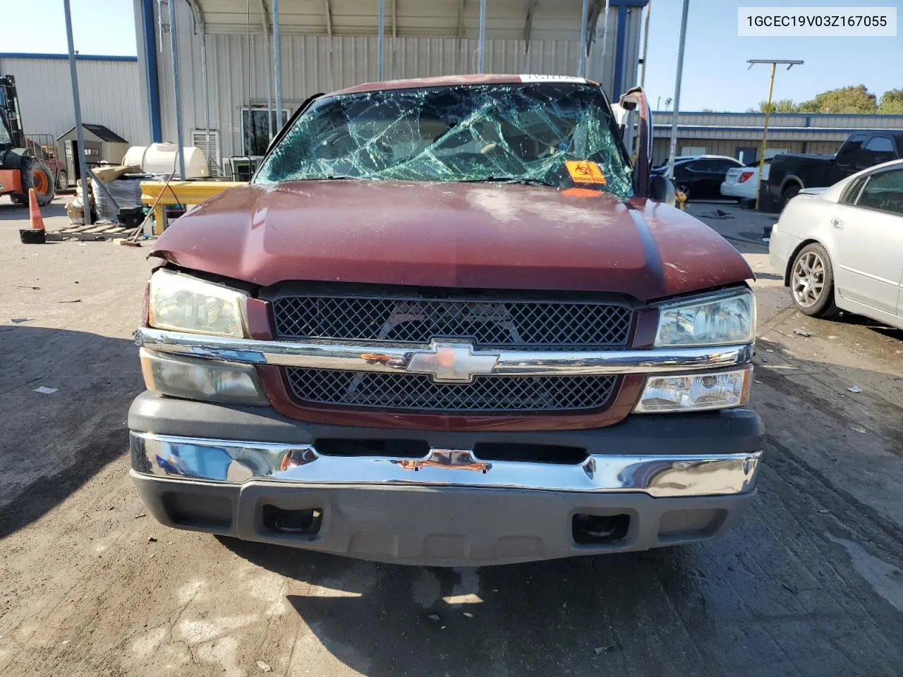 2003 Chevrolet Silverado C1500 VIN: 1GCEC19V03Z167055 Lot: 71572794