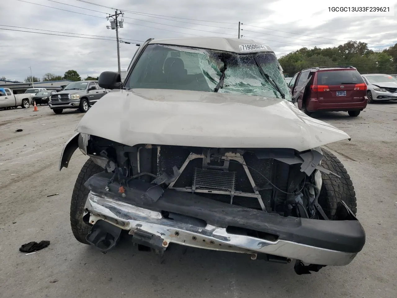 2003 Chevrolet Silverado C1500 Heavy Duty VIN: 1GCGC13U33F239621 Lot: 71950024