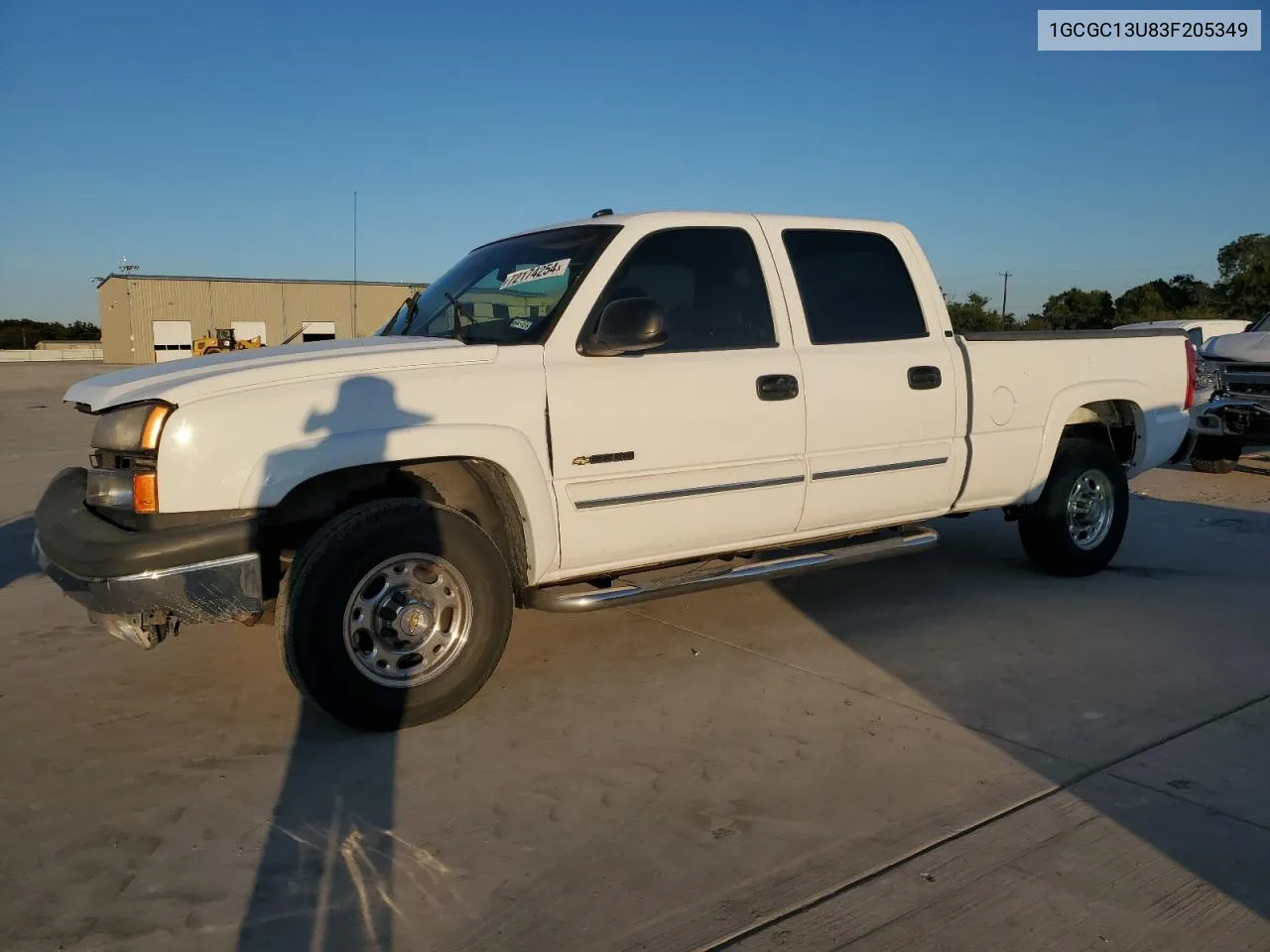 2003 Chevrolet Silverado C1500 Heavy Duty VIN: 1GCGC13U83F205349 Lot: 72174254