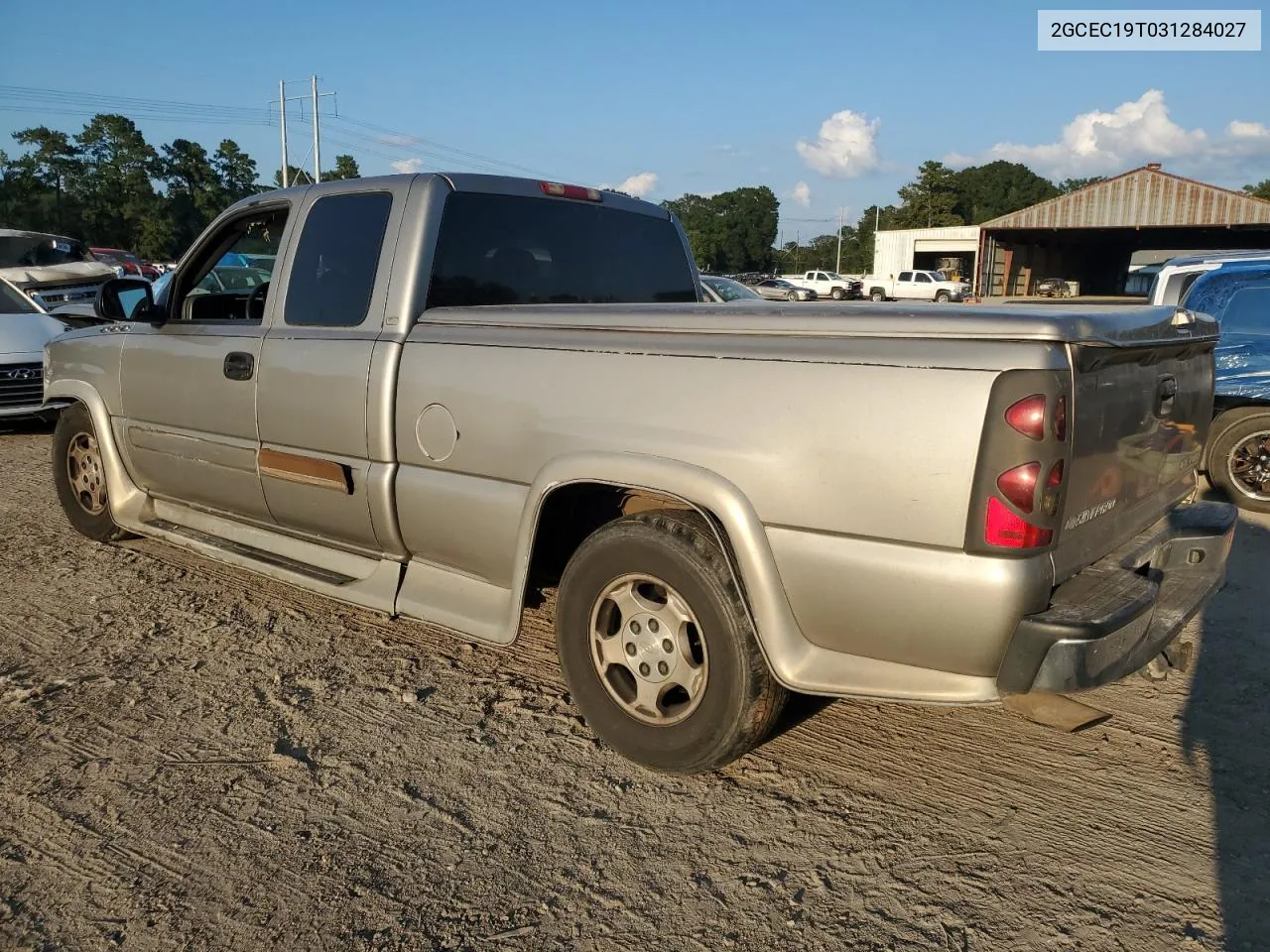 2003 Chevrolet Silverado C1500 VIN: 2GCEC19T031284027 Lot: 72335154