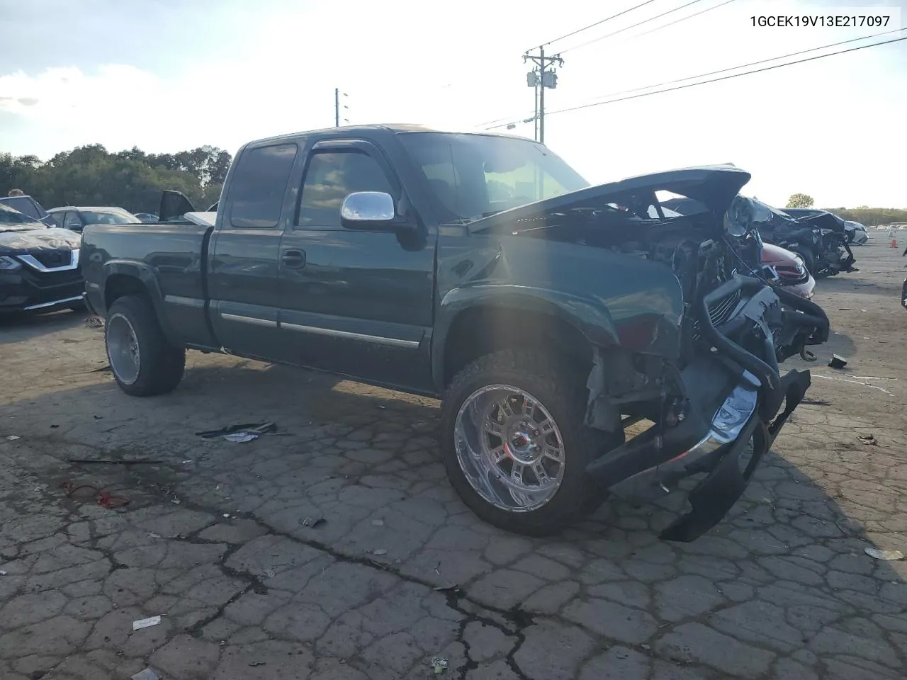 2003 Chevrolet Silverado K1500 VIN: 1GCEK19V13E217097 Lot: 72457804