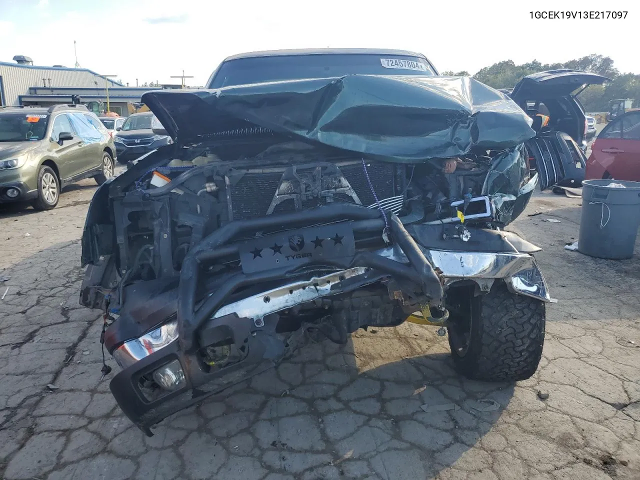 2003 Chevrolet Silverado K1500 VIN: 1GCEK19V13E217097 Lot: 72457804