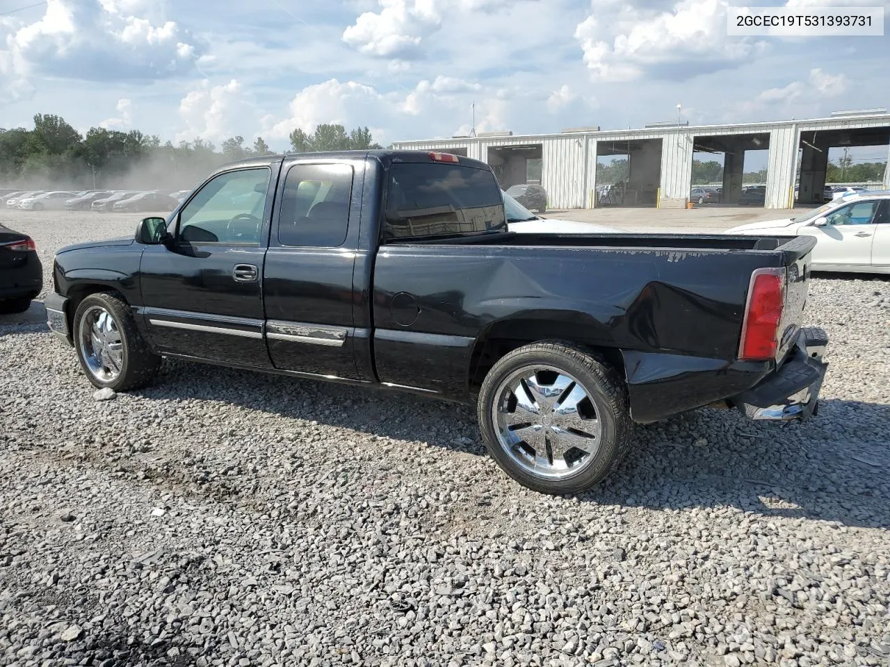 2003 Chevrolet Silverado C1500 VIN: 2GCEC19T531393731 Lot: 72552534