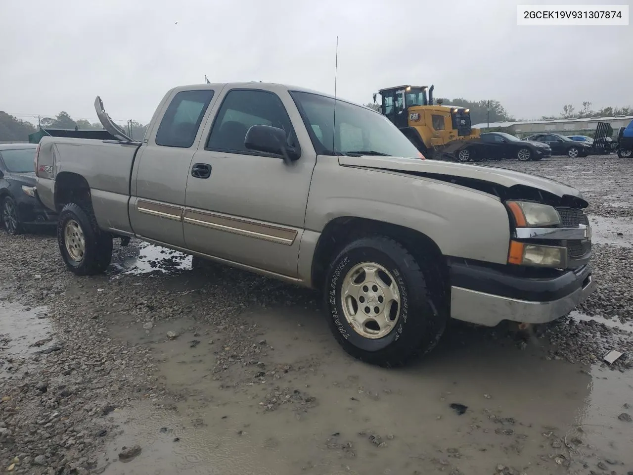 2003 Chevrolet Silverado K1500 VIN: 2GCEK19V931307874 Lot: 72713284