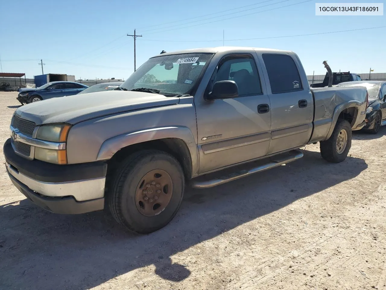 1GCGK13U43F186091 2003 Chevrolet Silverado K1500 Heavy Duty