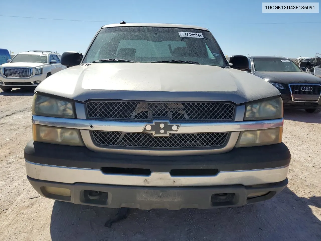 2003 Chevrolet Silverado K1500 Heavy Duty VIN: 1GCGK13U43F186091 Lot: 72749684