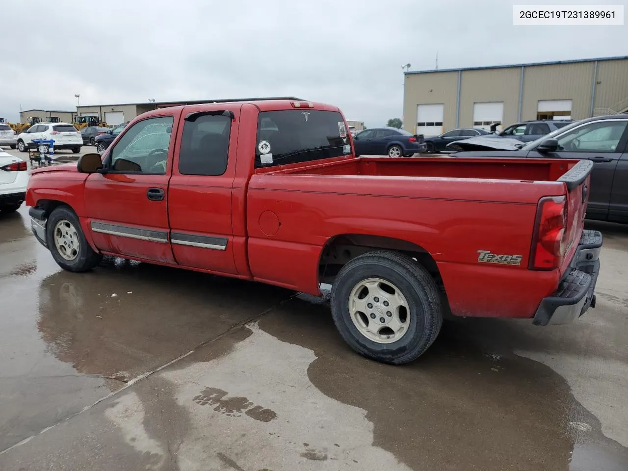 2003 Chevrolet Silverado C1500 VIN: 2GCEC19T231389961 Lot: 72752954