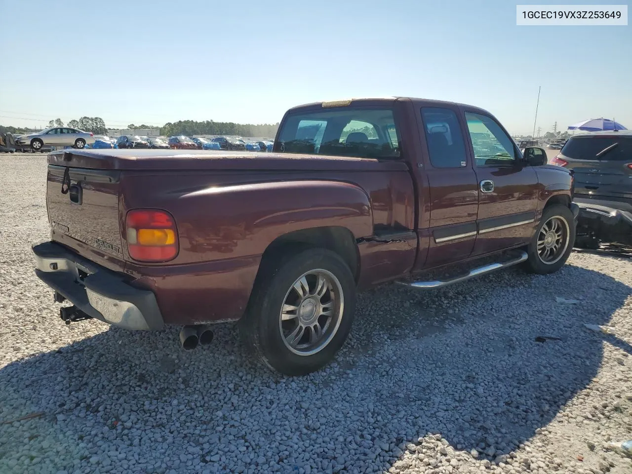 2003 Chevrolet Silverado C1500 VIN: 1GCEC19VX3Z253649 Lot: 72801804