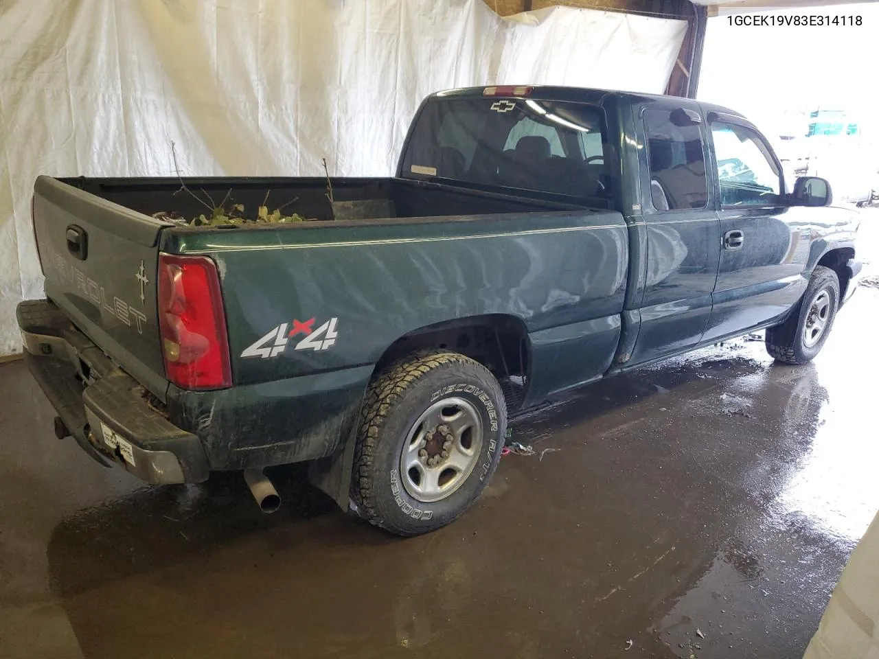 1GCEK19V83E314118 2003 Chevrolet Silverado K1500