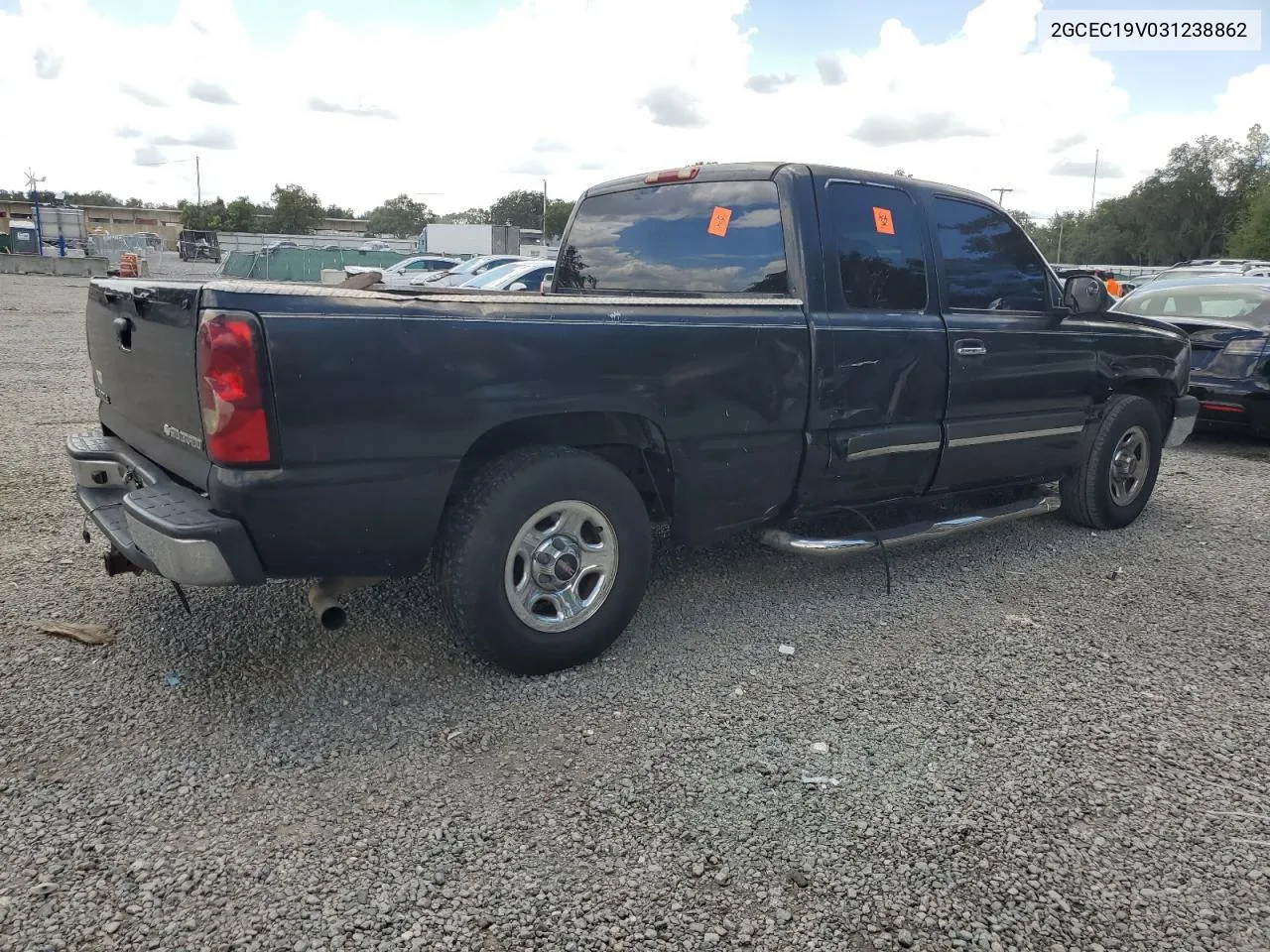 2003 Chevrolet Silverado C1500 VIN: 2GCEC19V031238862 Lot: 72886864