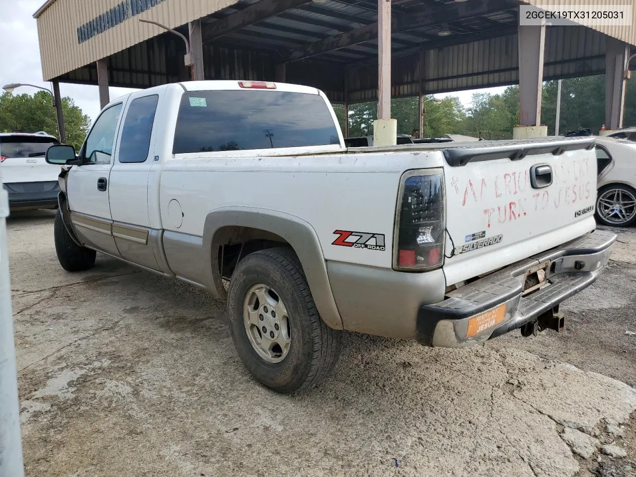 2003 Chevrolet Silverado K1500 VIN: 2GCEK19TX31205031 Lot: 72895414