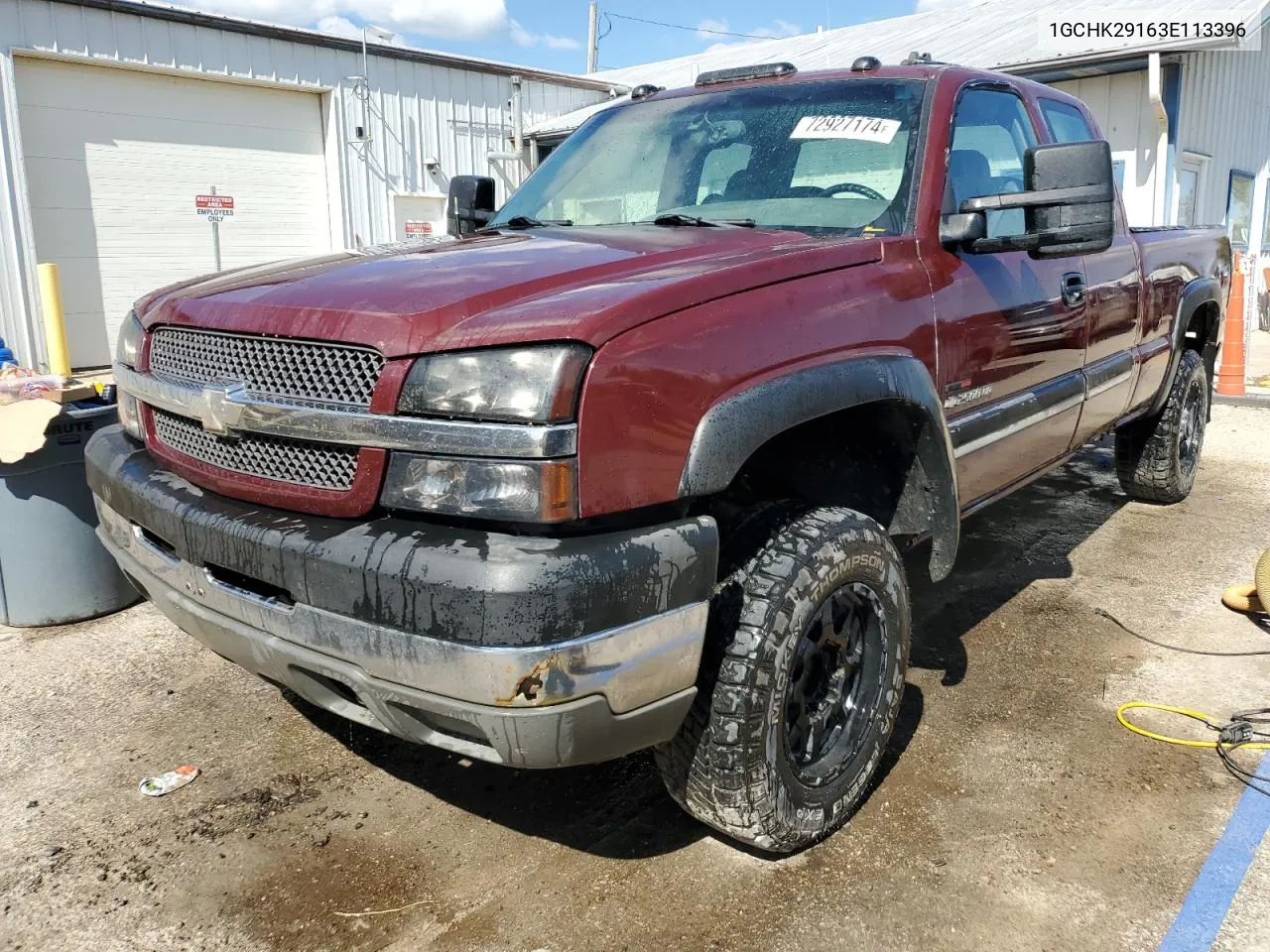 2003 Chevrolet Silverado K2500 Heavy Duty VIN: 1GCHK29163E113396 Lot: 72927174