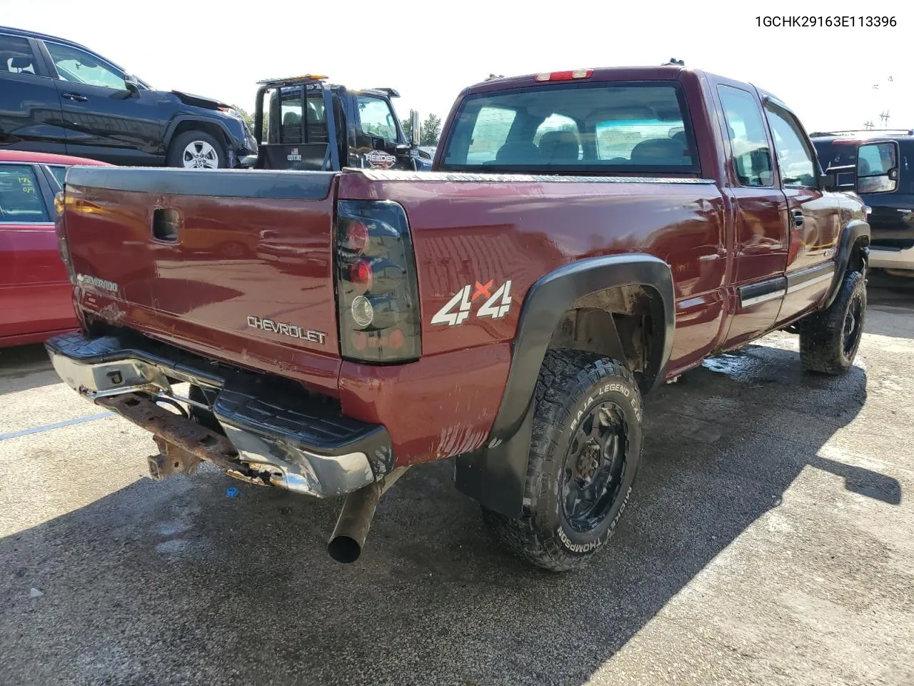 2003 Chevrolet Silverado K2500 Heavy Duty VIN: 1GCHK29163E113396 Lot: 72927174