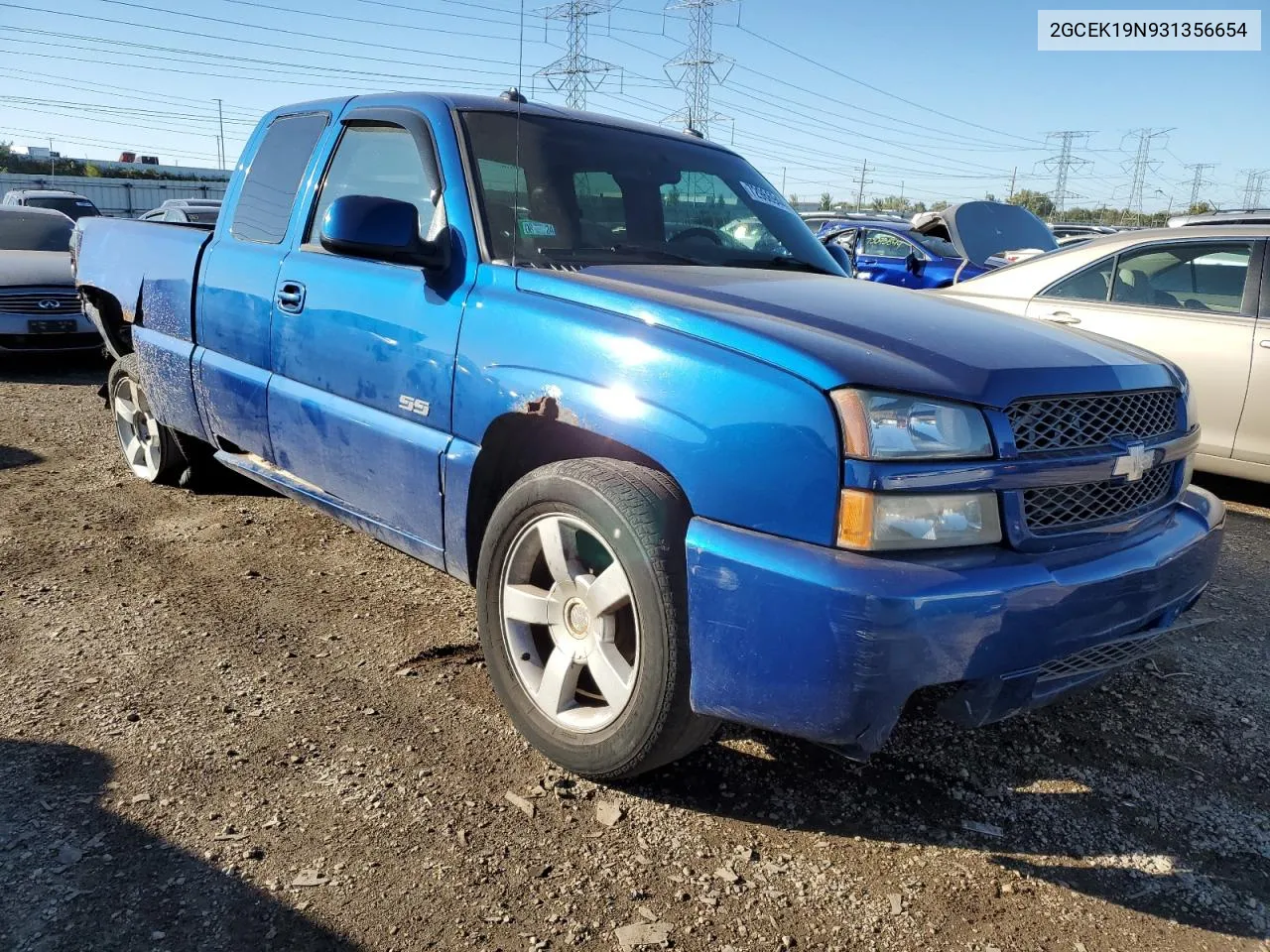 2GCEK19N931356654 2003 Chevrolet Silverado K1500