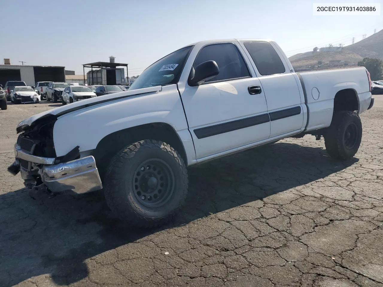 2003 Chevrolet Silverado C1500 VIN: 2GCEC19T931403886 Lot: 73055494