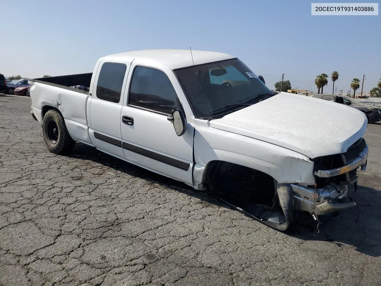 2003 Chevrolet Silverado C1500 VIN: 2GCEC19T931403886 Lot: 73055494