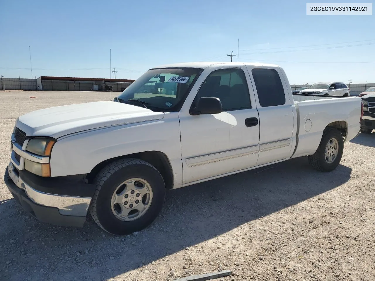 2003 Chevrolet Silverado C1500 VIN: 2GCEC19V331142921 Lot: 73675144