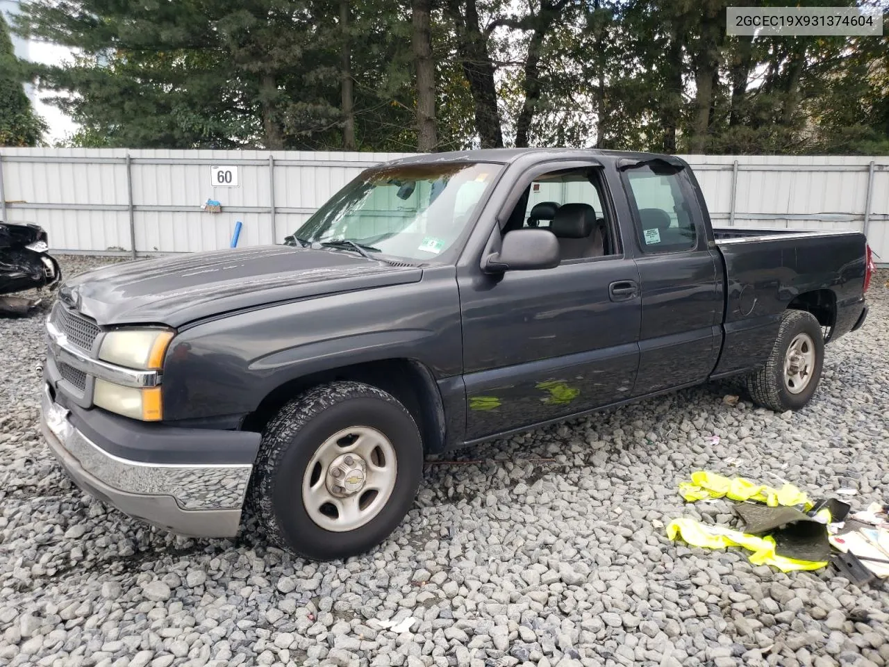 2003 Chevrolet Silverado C1500 VIN: 2GCEC19X931374604 Lot: 73707634