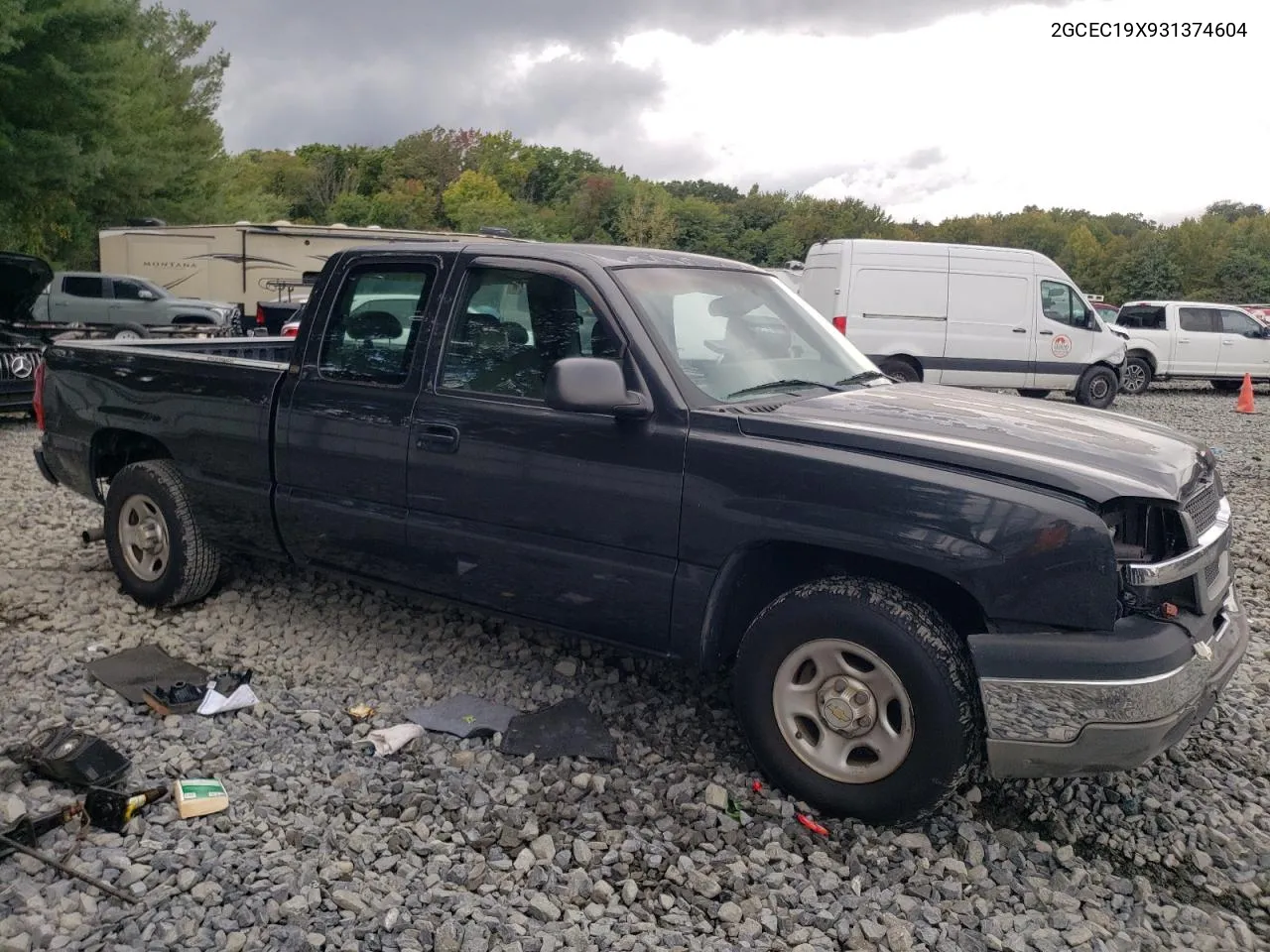 2003 Chevrolet Silverado C1500 VIN: 2GCEC19X931374604 Lot: 73707634