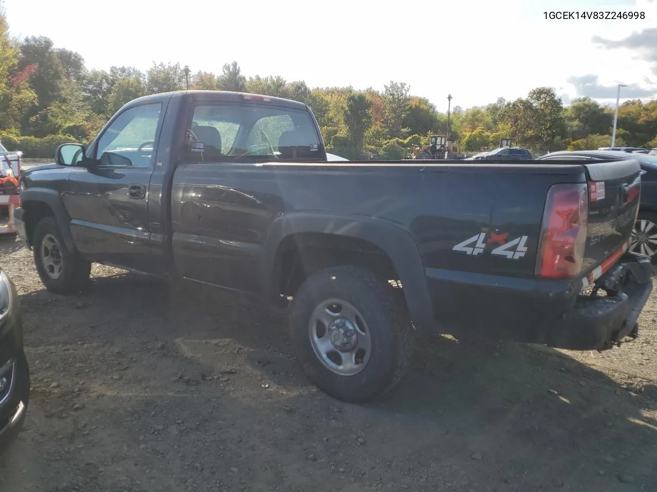 2003 Chevrolet Silverado K1500 VIN: 1GCEK14V83Z246998 Lot: 73969724