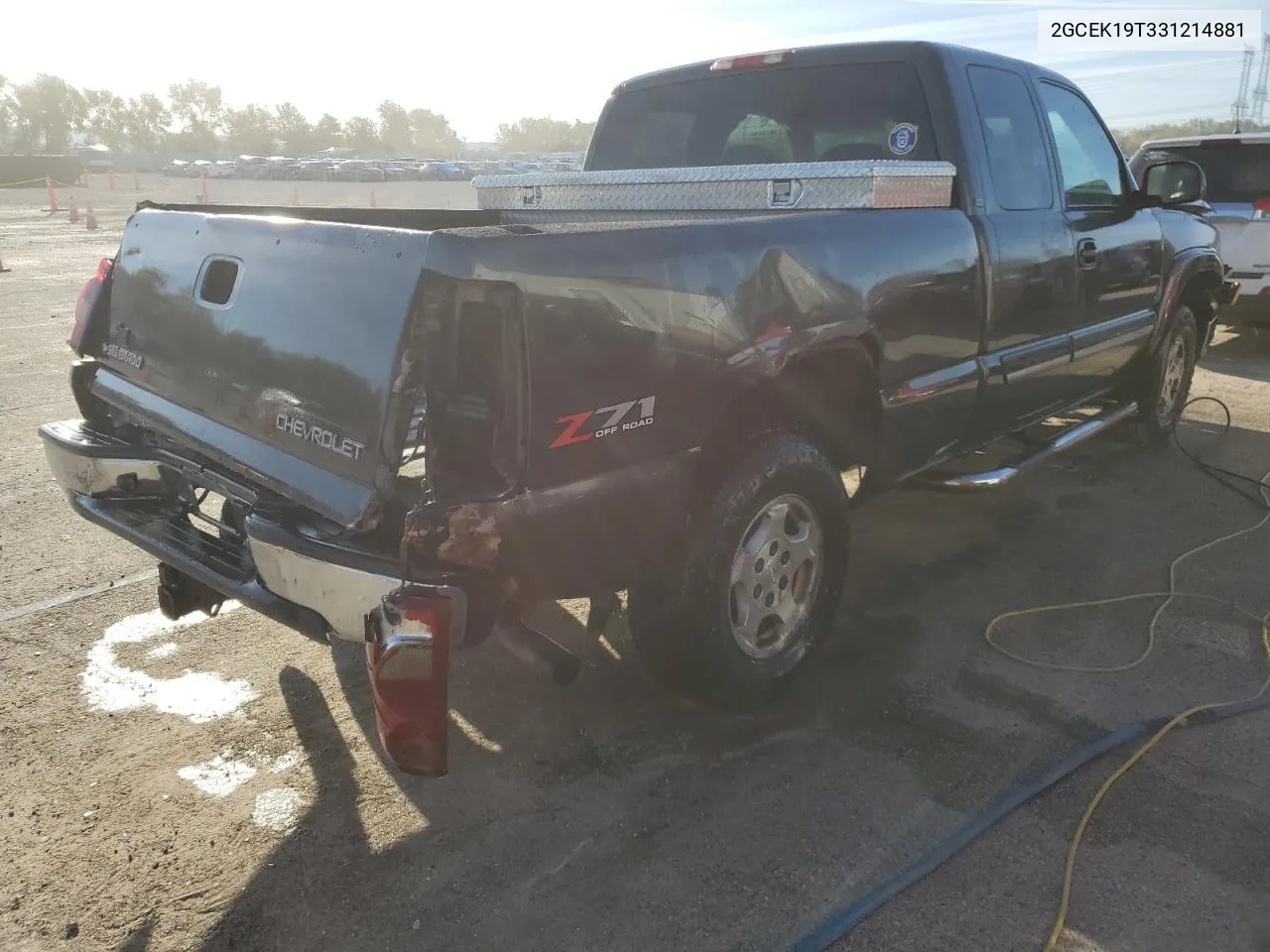 2003 Chevrolet Silverado K1500 VIN: 2GCEK19T331214881 Lot: 74048454