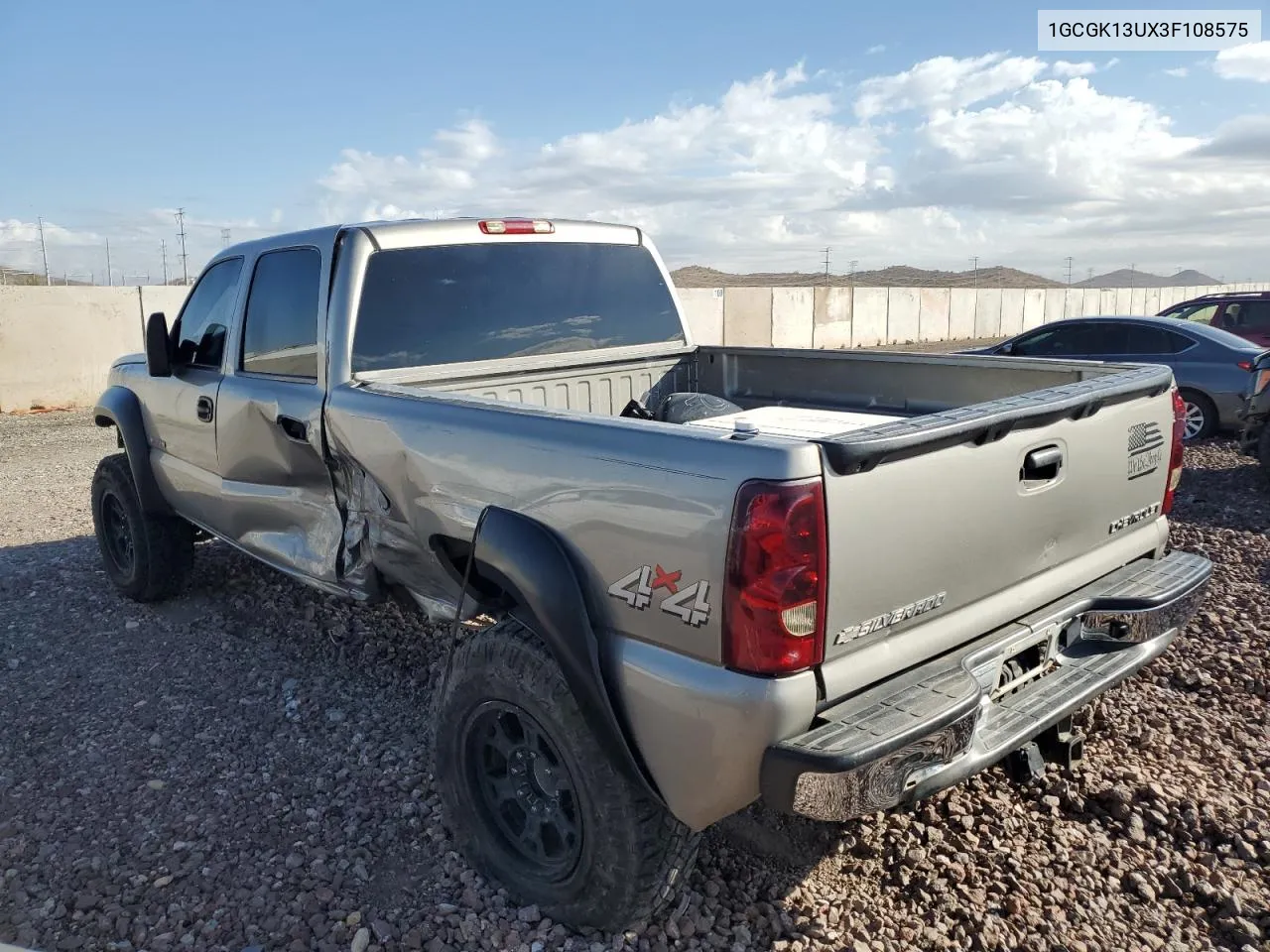 2003 Chevrolet Silverado K1500 Heavy Duty VIN: 1GCGK13UX3F108575 Lot: 74129704