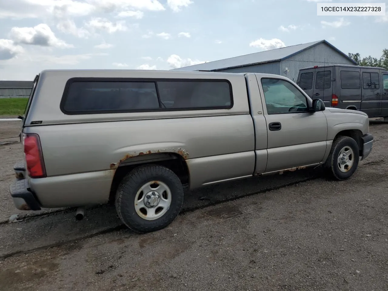 2003 Chevrolet Silverado C1500 VIN: 1GCEC14X23Z227328 Lot: 74180974