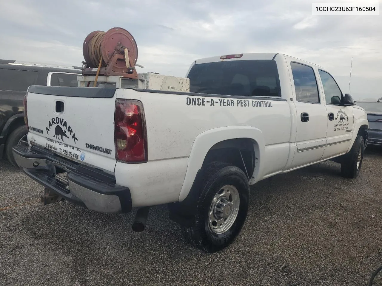 2003 Chevrolet Silverado C2500 Heavy Duty VIN: 1GCHC23U63F160504 Lot: 74484684