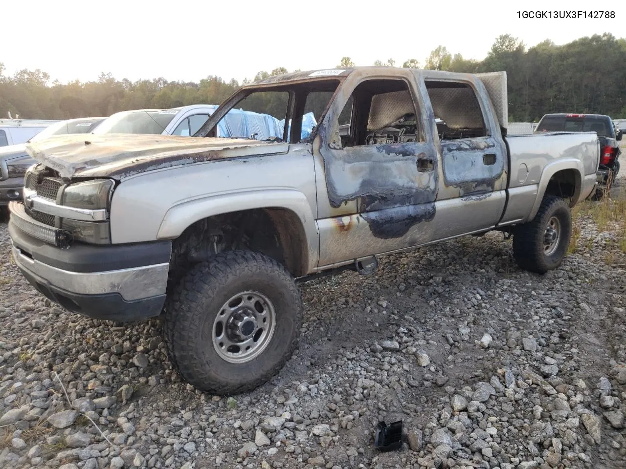 2003 Chevrolet Silverado K1500 Heavy Duty VIN: 1GCGK13UX3F142788 Lot: 74943634