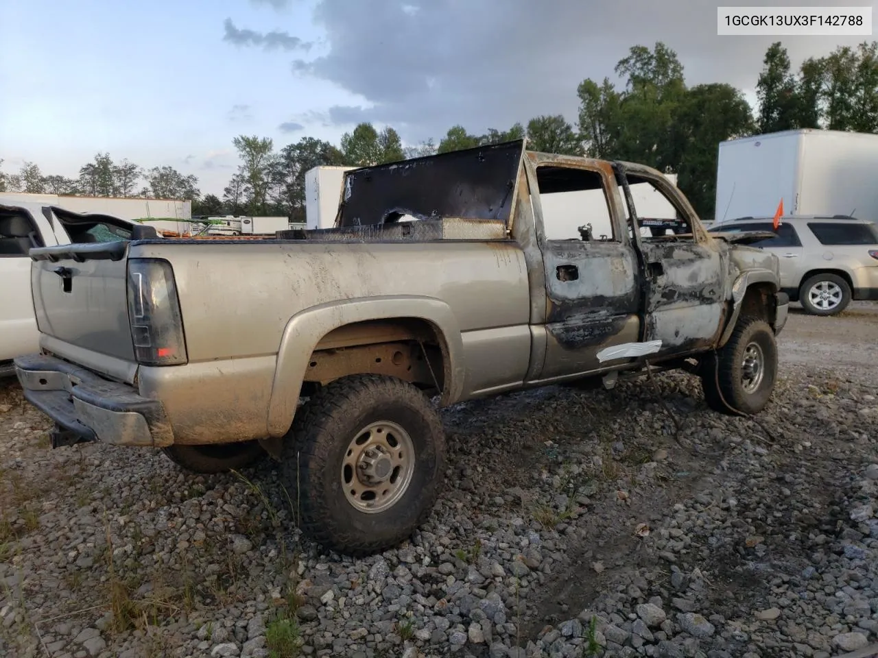 2003 Chevrolet Silverado K1500 Heavy Duty VIN: 1GCGK13UX3F142788 Lot: 74943634