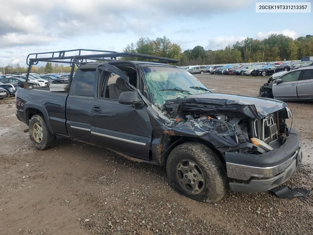 2003 Chevrolet Silverado K1500 VIN: 2GCEK19T331213357 Lot: 75187134