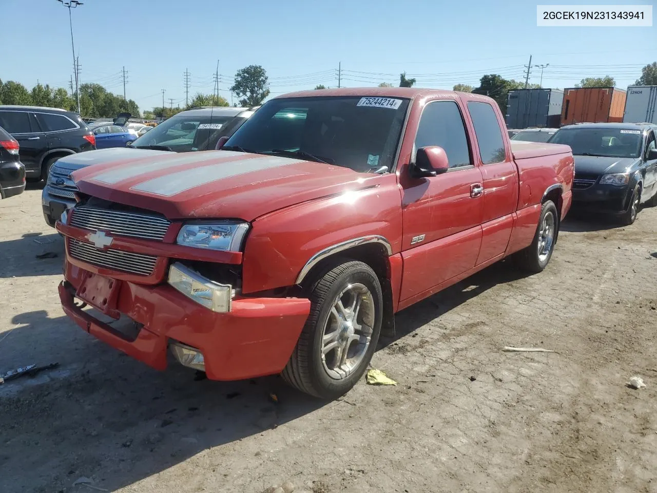 2GCEK19N231343941 2003 Chevrolet Silverado K1500