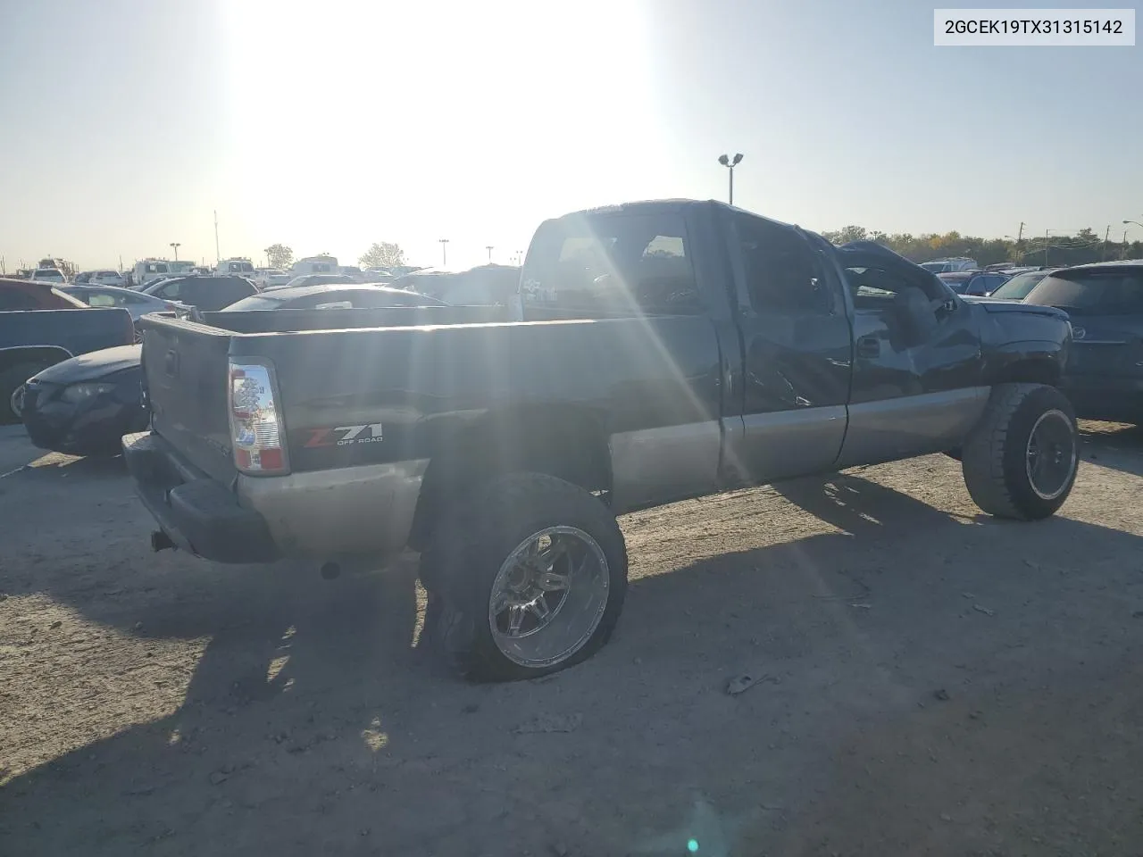 2003 Chevrolet Silverado K1500 VIN: 2GCEK19TX31315142 Lot: 75246874