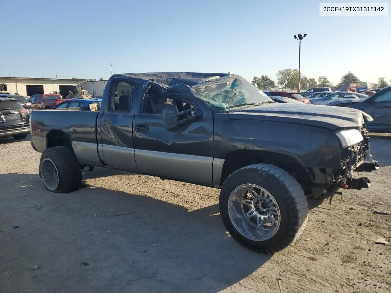 2003 Chevrolet Silverado K1500 VIN: 2GCEK19TX31315142 Lot: 75246874