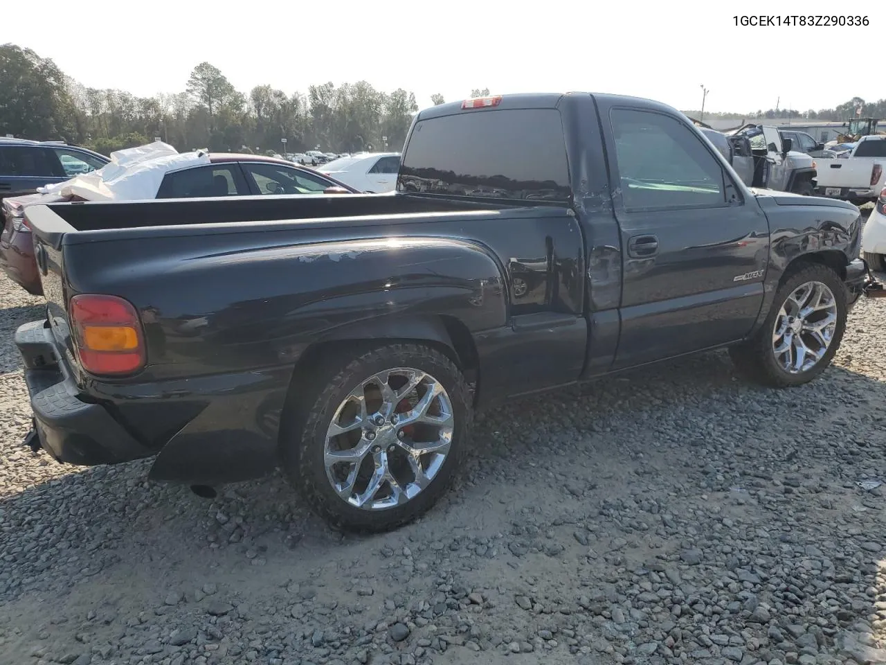 2003 Chevrolet Silverado K1500 VIN: 1GCEK14T83Z290336 Lot: 75408964