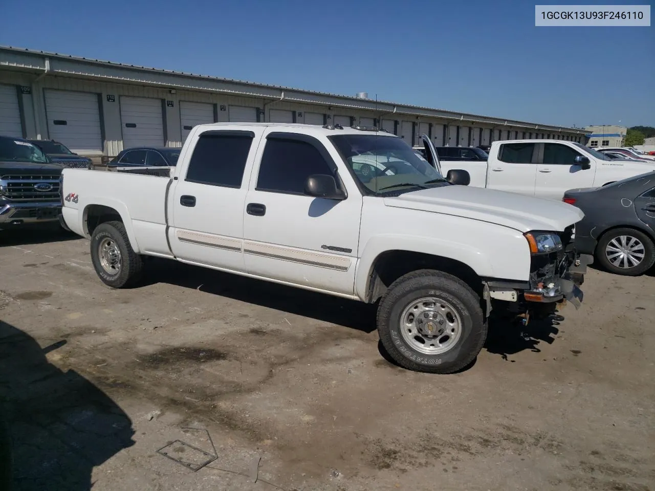 2003 Chevrolet Silverado K1500 Heavy Duty VIN: 1GCGK13U93F246110 Lot: 75433684