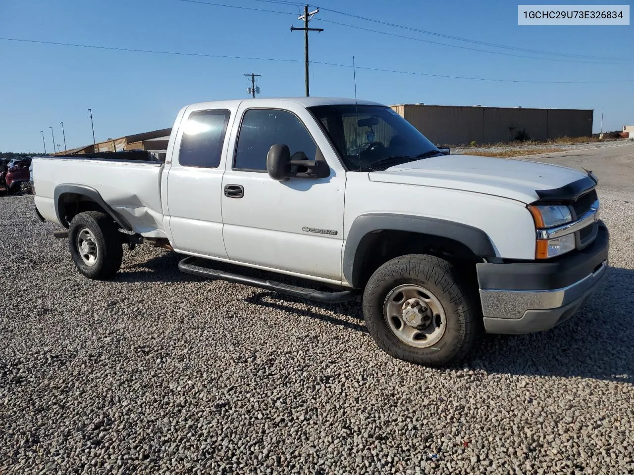 2003 Chevrolet Silverado C2500 Heavy Duty VIN: 1GCHC29U73E326834 Lot: 75445054