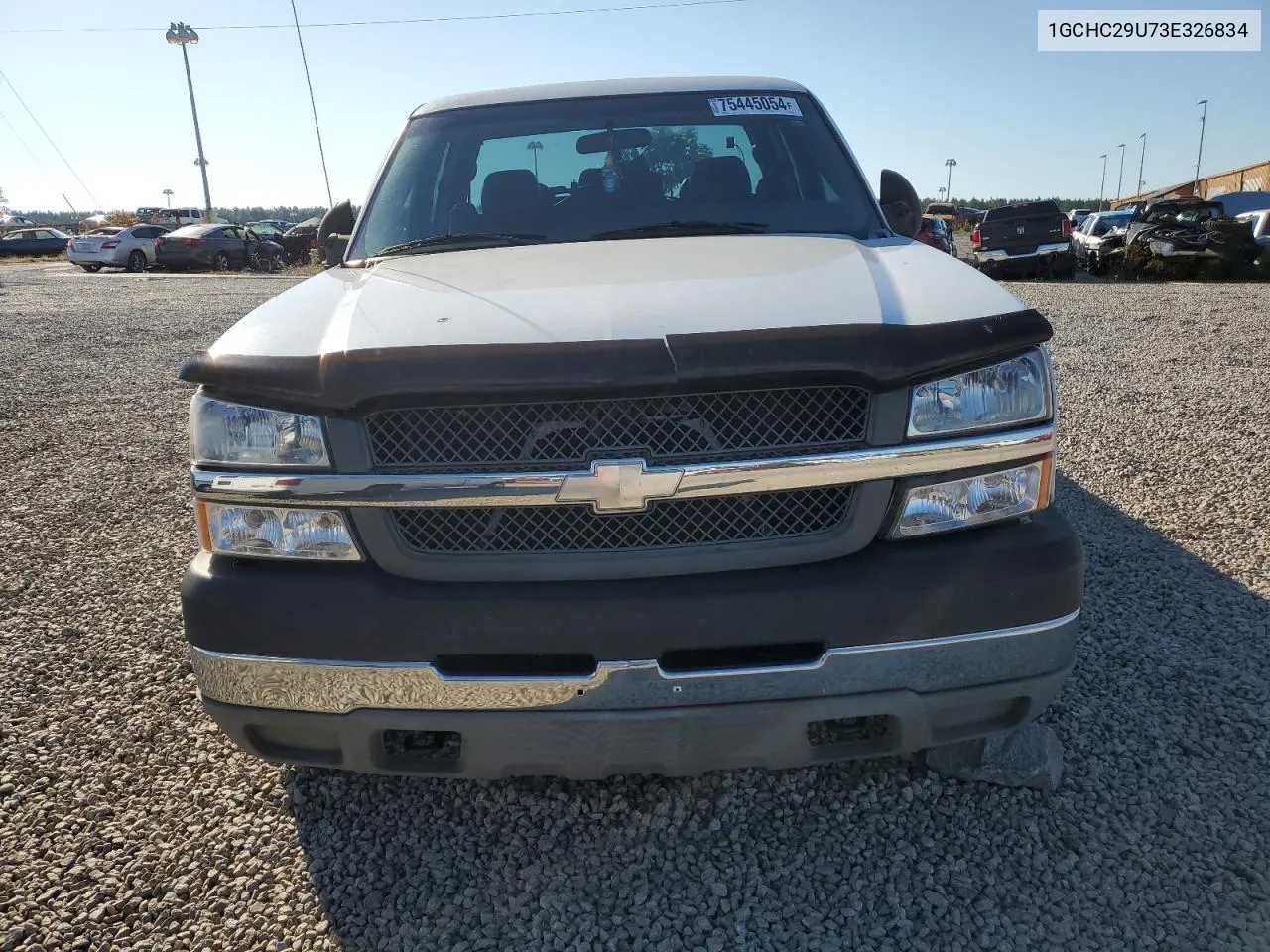 2003 Chevrolet Silverado C2500 Heavy Duty VIN: 1GCHC29U73E326834 Lot: 75445054