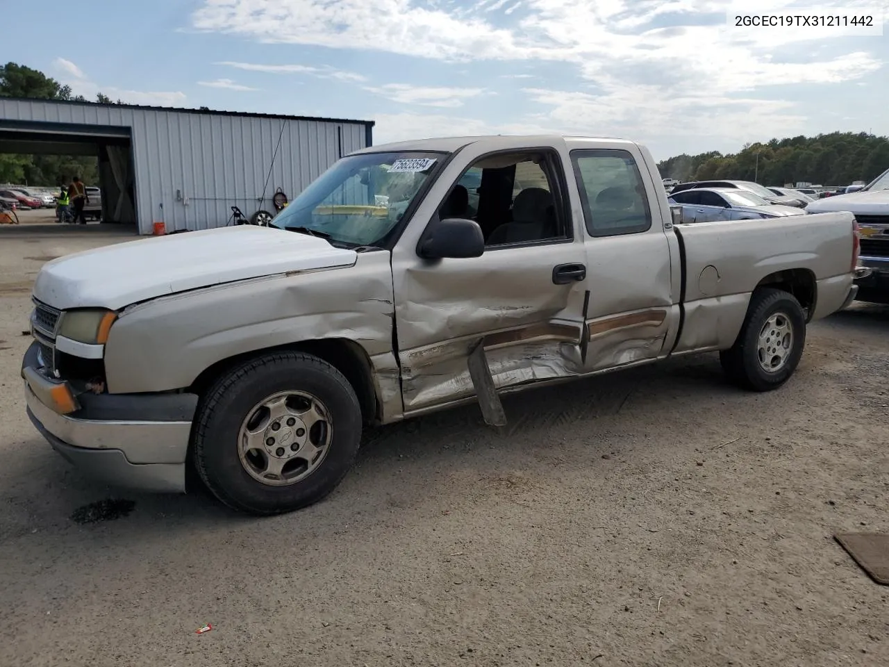 2003 Chevrolet Silverado C1500 VIN: 2GCEC19TX31211442 Lot: 75623594