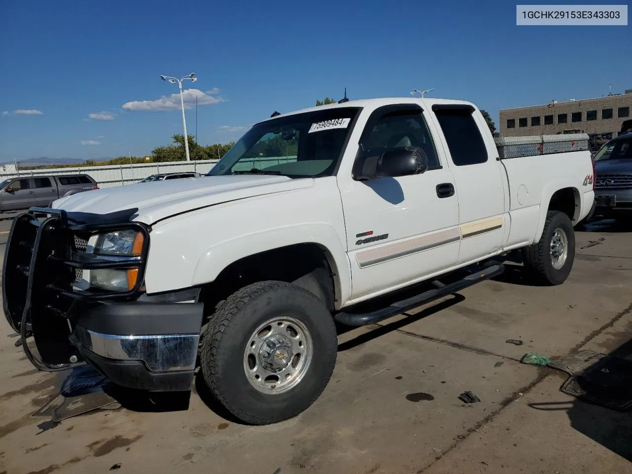 2003 Chevrolet Silverado K2500 Heavy Duty VIN: 1GCHK29153E343303 Lot: 75909484